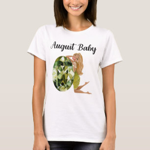 T-shirt Anniversaire de bébé d'août