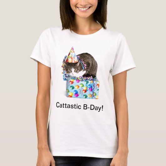 T-shirt Anniversaire de Cattastic (Devant)