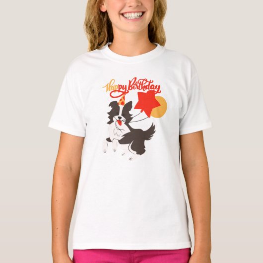 T-shirt Anniversaire de chiot (Devant)