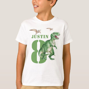 T-shirt Anniversaire de Dinosaur T Rex