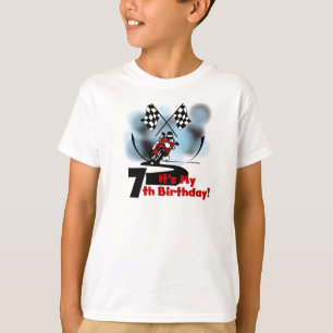 T-shirt Anniversaire de emballage de moto 7ème