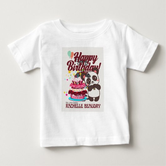 T-shirt anniversaire de enfant (Devant)