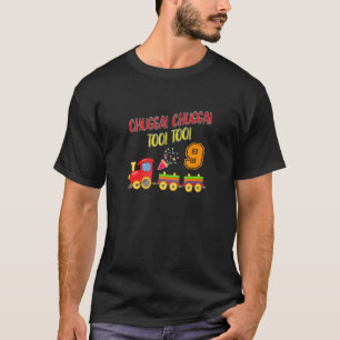T-shirt Anniversaire de enfant 9 ans Vieux Chugga Deux Soi