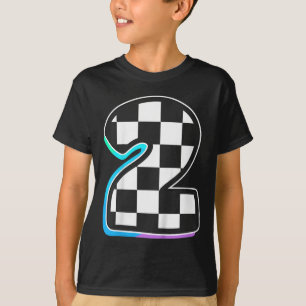 T-shirt Anniversaire de enfant Boy 2 Deux 2e voiture de co