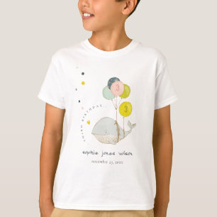 T-shirt Anniversaire de enfant cardiaque de balloon sous-m