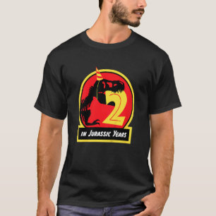 T-shirt Anniversaire de enfant Dinosaur 2 ans Jurassique R
