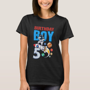 T-shirt Anniversaire de enfant Garçon 5 Ans Ancien Space R