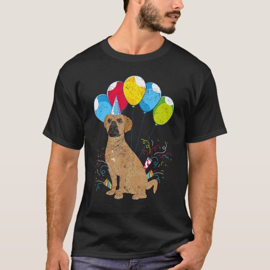 T-shirt Anniversaire de enfant Party Animaux de compagnie  (Devant)