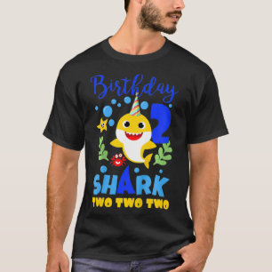 T-shirt anniversaire de enfant Shark Baby pour un garçon
