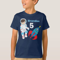 Anniversaire de enfant spatial de l'astronaute coo