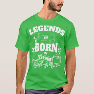 T-shirt anniversaire de février