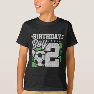 T-shirt Anniversaire de foot de 2 ans - Anniversaire de 2e