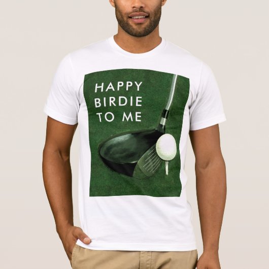 T-shirt Anniversaire de golf (Devant)