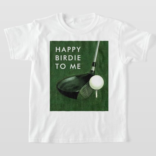 T-shirt Anniversaire de golf (Poser)