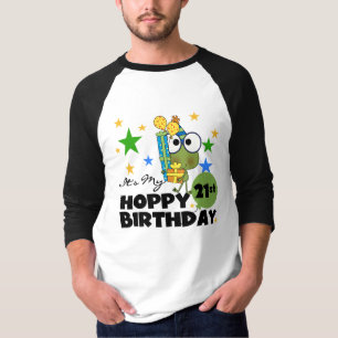 T-shirt Anniversaire de houblon de Froggie 21ème