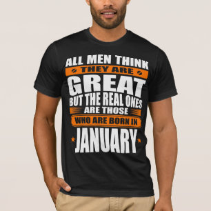 T-shirt Anniversaire de janvier