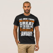 T-shirt Anniversaire de janvier (Devant entier)