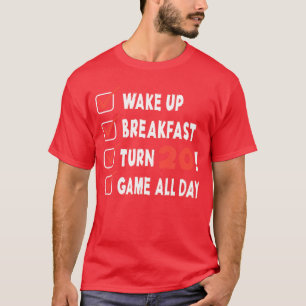 T-shirt Anniversaire de joueur 20 ans Niveau 20 débloqué G