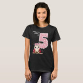 T-shirt Anniversaire De Ladybug Ce Petit Ladybug Est 5 5èm (Devant entier)