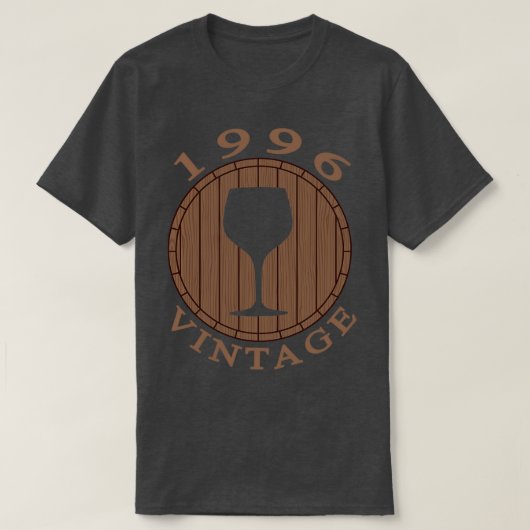 T-shirt Anniversaire de l'Amoureux du vin 1996 (Design devant)