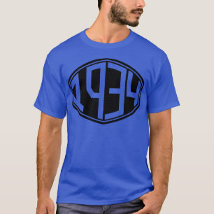 T-shirt Anniversaire de l'Hipster rétro 1934