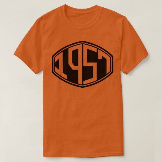 T-shirt Anniversaire de l'Hipster rétro 1957 (Design devant)