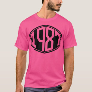 T-shirt Anniversaire de l'Hipster rétro 1987