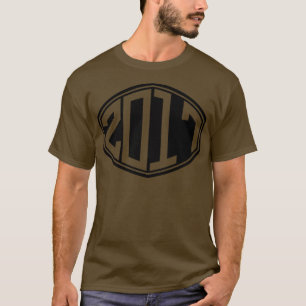 T-shirt Anniversaire de l'Hipster rétro 2017