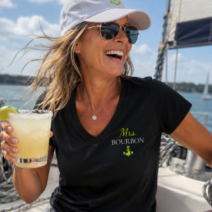 T-shirt Anniversaire de mariage de Mme Bourbon Thème Nauti