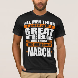 T-shirt Anniversaire de mars