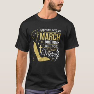 T-shirt Anniversaire de mars Entrer dans mon anniversaire