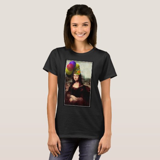 T-shirt Anniversaire de Mona Lisa (Devant entier)