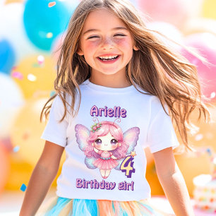 T-shirt Anniversaire de papillon violet coloré