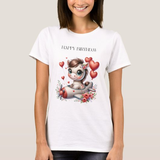 T-shirt Anniversaire de Pony Pilot (Devant)