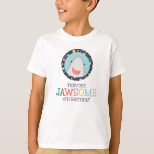 T-shirt Anniversaire de requin mignon