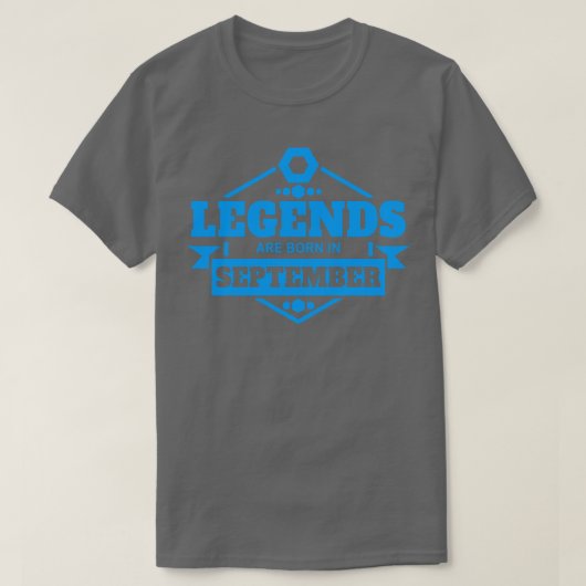 T-shirt anniversaire de septembre (Design devant)