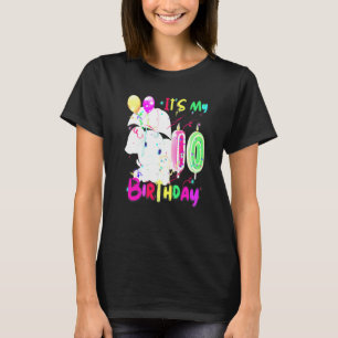 T-shirt Anniversaire d'éléphant C'est mon 10e anniversaire