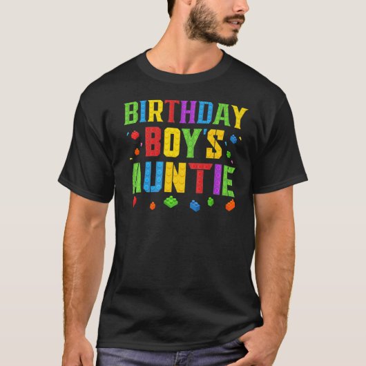 T-shirt Anniversaire des filles Blocs Master Brick Builder (Devant)