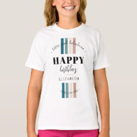Anniversaire Design minimaliste aux couleurs paste