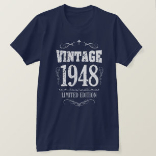 T-shirt Anniversaire drôle du cru 1948 soixante-dixième