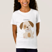 T-Shirt Anniversaire du Chiot mignon (Devant)