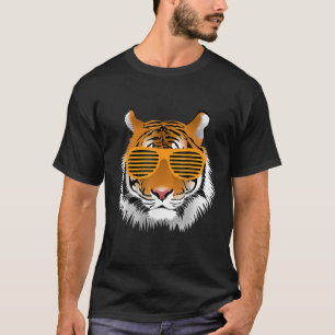 T-shirt Anniversaire Du Cool Garçon Tiger Striped Animal T