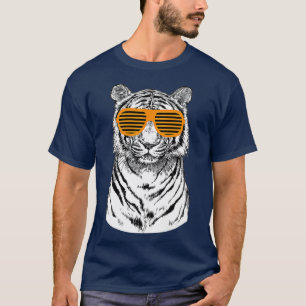 T-shirt Anniversaire du tigre pour les garçons Vie sauvage