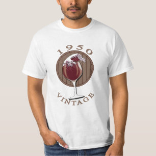 T-shirt Anniversaire du vin - 1950 Vintage