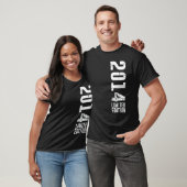 T-shirt Anniversaire Et Vintage 2014 (Unisexe)