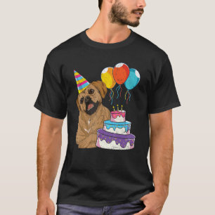 T-shirt Anniversaire Fête Animaux Animaux Chien Chien Prop