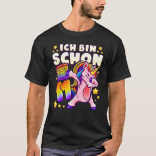 T-shirt Anniversaire fille 11 ans, Unicorne, Pop It, Germa