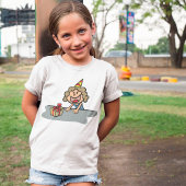 T-Shirt Anniversaire Fille Avec Un Cadeau