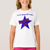 T-shirt Anniversaire Fille Tout Sur Moi Mignonne (Devant)