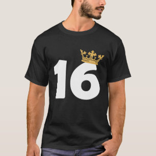 T-shirt Anniversaire, Filles 16E Fête 16 Ans Crow Annivers